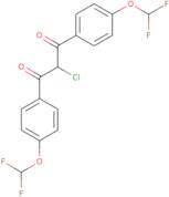 2-Chloro-1,3-bis[4-(difluoromethoxy)phenyl]propane-1,3-dione