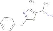 1-(2-Benzyl-4-methyl-1,3-thiazol-5-yl)ethan-1-amine