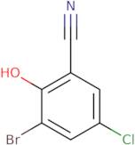 3-Bromo-5-chloro-2-hydroxybenzonitrile