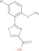 2-(5-Bromo-2-methoxyphenyl)-1,3-thiazole-4-carboxylic acid