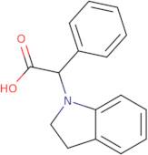 2-(2,3-Dihydro-1H-indol-1-yl)-2-phenylacetic acid