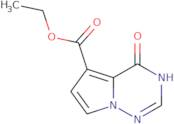 ethyl 4-hydroxypyrrolo[2,1-f][1,2,4]triazine-5-carboxylate