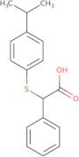 2-Phenyl-2-{[4-(propan-2-yl)phenyl]sulfanyl}acetic acid