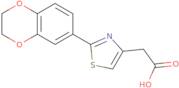 2-[2-(2,3-Dihydro-1,4-benzodioxin-6-yl)-1,3-thiazol-4-yl]acetic acid