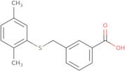 3-{[(2,5-Dimethylphenyl)sulfanyl]methyl}benzoic acid