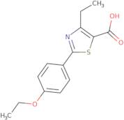 2-(4-Ethoxyphenyl)-4-ethyl-1,3-thiazole-5-carboxylic acid