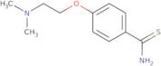 4-[2-(Dimethylamino)ethoxy]benzene-1-carbothioamide