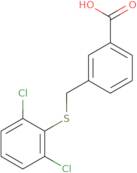 3-{[(2,6-Dichlorophenyl)sulfanyl]methyl}benzoic acid