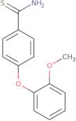 4-(2-Methoxyphenoxy)benzene-1-carbothioamide