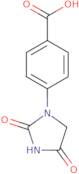 4-(2,4-Dioxoimidazolidin-1-yl)benzoic acid