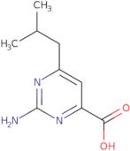 2-Amino-6-isobutylpyrimidine-4-carboxylic acid