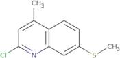 2-Chloro-4-methyl-7-(methylsulfanyl)quinoline