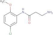 3-Amino-N-(5-chloro-2-methoxyphenyl)propanamide