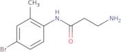 3-Amino-N-(4-bromo-2-methylphenyl)propanamide