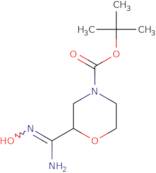 tert-Butyl 2-(N'-hydroxycarbamimidoyl)morpholine-4-carboxylate