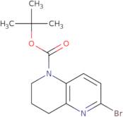 tert-Butyl 6-bromo-1,2,3,4-tetrahydro-1,5-naphthyridine-1-carboxylate