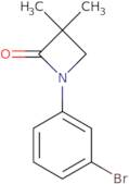 1-(3-Bromophenyl)-3,3-dimethyl-2-azetanone