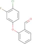 2-(4-Chloro-3-fluorophenoxy)benzenecarbaldehyde