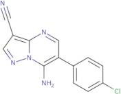 7-Amino-6-(4-chlorophenyl)pyrazolo[1,5-a]pyrimidine-3-carbonitrile