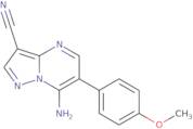 7-Amino-6-(4-methoxyphenyl)pyrazolo[1,5-a]pyrimidine-3-carbonitrile