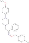 2-[4-(4-Methoxyphenyl)piperazino]-1-phenyl-1-ethanone o-(4-chlorobenzyl)oxime