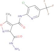 N-[3-Chloro-5-(trifluoromethyl)pyridin-2-yl]-3-(hydrazinocarbonyl)-5-methylisoxazole-4-carboxamide