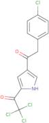 2,2,2-Trichloro-1-{4-[2-(4-chlorophenyl)acetyl]-1H-pyrrol-2-yl}-1-ethanone