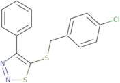 4-Chlorobenzyl 4-phenyl-1,2,3-thiadiazol-5-yl sulfide