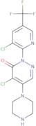 4-Chloro-2-[3-chloro-5-(trifluoromethyl)pyridin-2-yl]-5-piperazino-3(2H)-pyridazinone