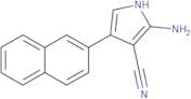 2-Amino-4-(2-naphthyl)-1H-pyrrole-3-carbonitrile