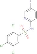 2,4,5-Trichloro-N-(5-iodo-2-pyridinyl)benzenesulfonamide