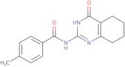 4-Methyl-N-(4-oxo-3,4,5,6,7,8-hexahydro-2-quinazolinyl)benzenecarboxamide