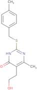 5-(2-Hydroxyethyl)-6-methyl-2-{[(4-methylphenyl)methyl]sulfanyl}-3,4-dihydropyrimidin-4-one