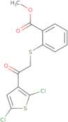 Methyl 2-{[2-(2,5-dichloro-3-thienyl)-2-oxoethyl]sulfanyl}benzenecarboxylate