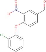 4-(2-Chlorophenoxy)-3-nitrobenzaldehyde