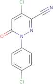 4-Chloro-1-(4-chlorophenyl)-6-oxo-1,6-dihydropyridazine-3-carbonitrile