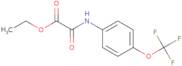 Ethyl ([4-(trifluoromethoxy)phenyl]carbamoyl)formate