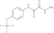 Oxalic monohydrazide mono(4-trifluoromethoxy)anilide