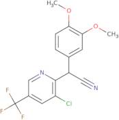 2-[3-Chloro-5-(trifluoromethyl)pyridin-2-yl]-2-(3,4-dimethoxyphenyl)acetonitrile