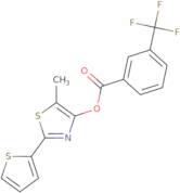 5-Methyl-2-(2-thienyl)-1,3-thiazol-4-yl 3-(trifluoromethyl)benzenecarboxylate