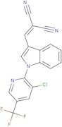 2-({1-[3-Chloro-5-(trifluoromethyl)-2-pyridinyl]-1H-indol-3-yl}methylene)malononitrile