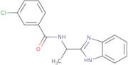 N-[1-(1H-Benzimidazol-2-yl)ethyl]-3-chlorobenzamide
