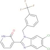 3-{5,6-Dichloro-1-[3-(trifluoromethyl)benzyl]-1H-1,3-benzimidazol-2-yl}-2(1H)-pyridinone