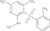 N,4,6-Trimethyl-3-[(2-methylphenyl)sulfonyl]-2-pyridinamine