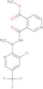 Methyl 3-{[2-[3-chloro-5-(trifluoromethyl)pyridin-2-yl]-2-methylhydrazino]carbonyl}isonicotinate