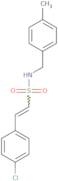 (E)-2-(4-Chlorophenyl)-N-[(4-methylphenyl)methyl]ethene-1-sulfonamide