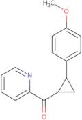 2-[2-(4-Methoxyphenyl)cyclopropanecarbonyl]pyridine