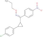 [2-(4-Chlorophenyl)cyclopropyl](4-nitrophenyl)methanone o-propyloxime