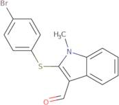2-[(4-Bromophenyl)sulfanyl]-1-methyl-1H-indole-3-carbaldehyde