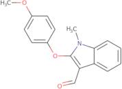 2-(4-Methoxyphenoxy)-1-methyl-1H-indole-3-carbaldehyde